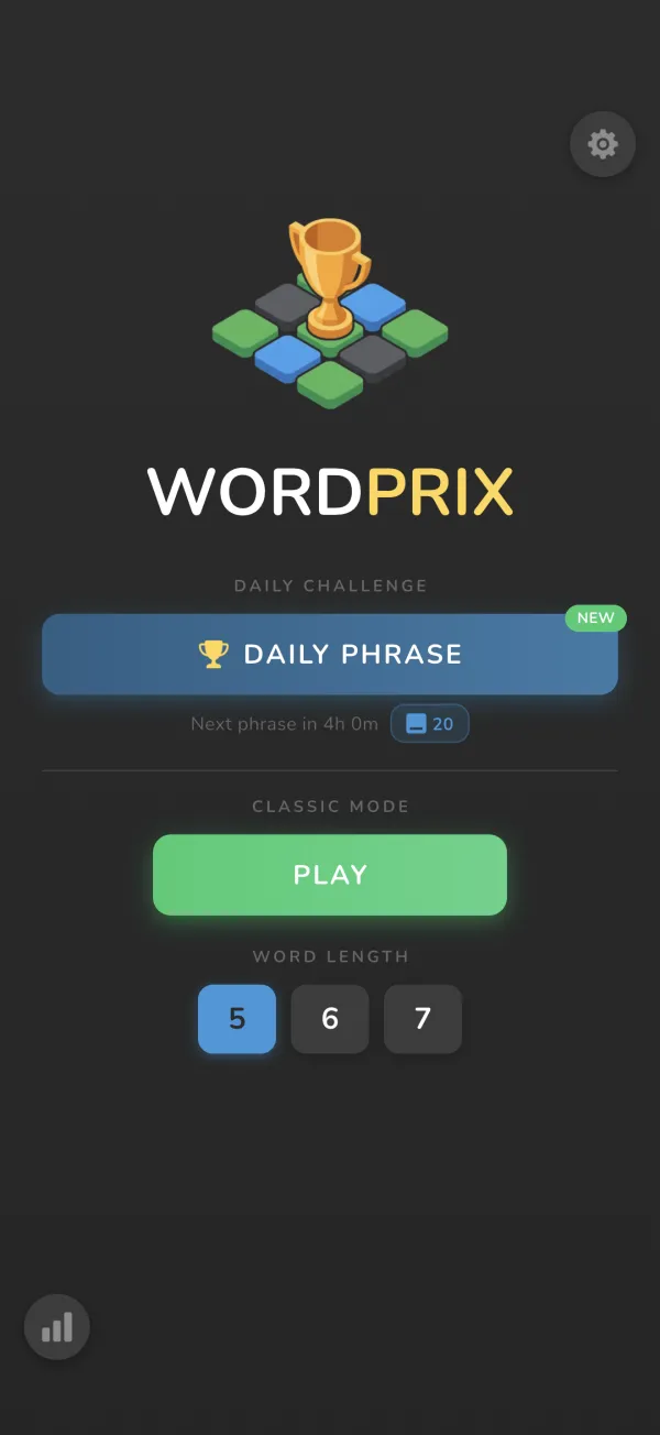 Main menu